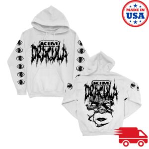 kenny Kim Dracula Store Merch Eye Pullover Hoodie White kenny Kim Dracula Store Merch Eye Pullover Hoodie White