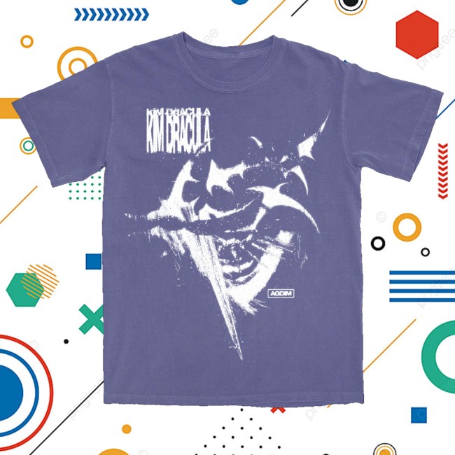 kenny Kim Dracula Store Tribal Portrait Shirt Grape kenny Kim Dracula Store Tribal Portrait Shirt Grape