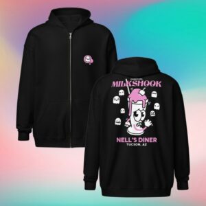 kenny Kinetic Games Merch Store Nells Diner Milkshook Hoodiess