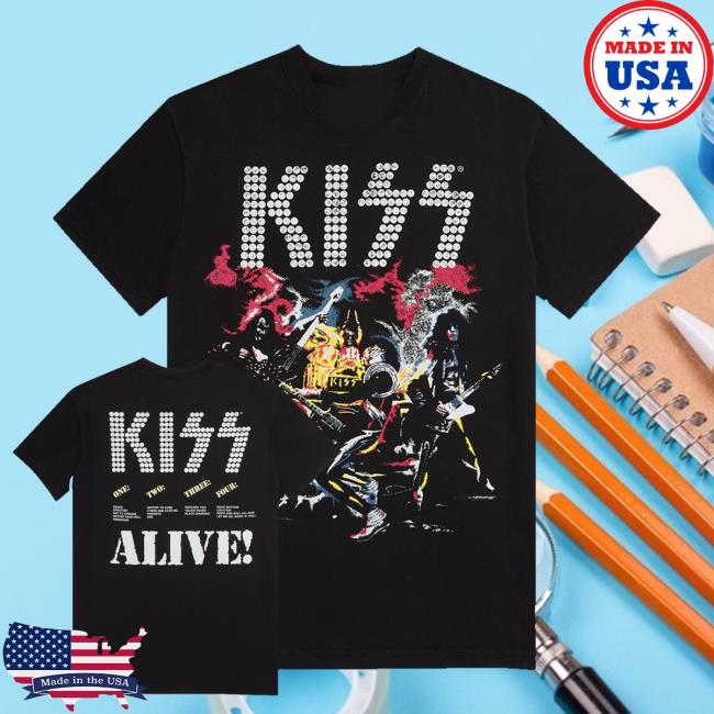 kenny Kiss Online Shop Merch Alive Alive Track List Shirt kenny Kiss Online Shop Merch Alive Alive Track List Shirt
