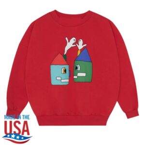 kenny La Gentile Shop Merch Shop The Campamento Happy Houses Red Sweatshirt kenny La Gentile Shop Merch Shop The Campamento Happy Houses Red Sweatshirt