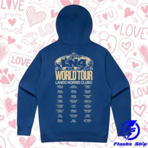 kenny Lando Norris Merch World Tour Hoodie Cobalt1