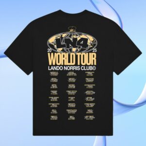 kenny Lando Norris Merch World Tour Tee Black