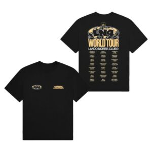 kenny Lando Norris Merch World Tour Tee Black1