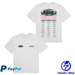 kenny Lando Norris Merch World Tour Tee White1