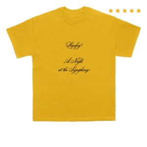 kenny Laufey Merch 2025 A Night At The Symphony Tour Shirts
