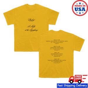 kenny Laufey Merch 2025 A Night At The Symphony Tour Shirtss