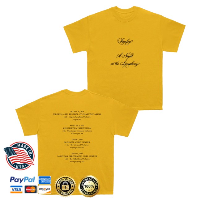 kenny Laufey Merch Store 2025 A Night At The Symphony Tour Tee0 kenny Laufey Merch Store 2025 A Night At The Symphony Tour Tee0