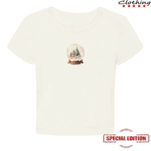 kenny Laufey Merch Store Snow Globe Baby Tees kenny Laufey Merch Store Snow Globe Baby Tees