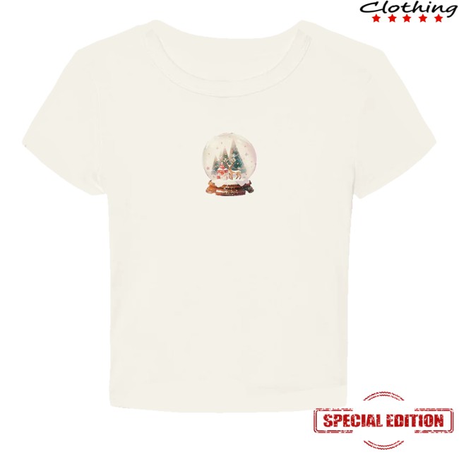 kenny Laufey Merch Store Snow Globe Baby Tees kenny Laufey Merch Store Snow Globe Baby Tees