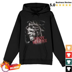kenny Lenny Kravitz Merch Store Black White Portrait Hoodie