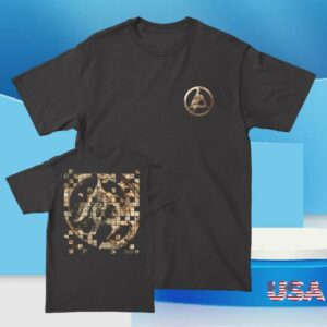 kenny Linkin Park Official Store Merch Fz Tile Glitch Graphite Black Shirt