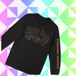 kenny Linkin Park Official Store Merch Lp Swept Black Holiday Long Sleeve Shirtw