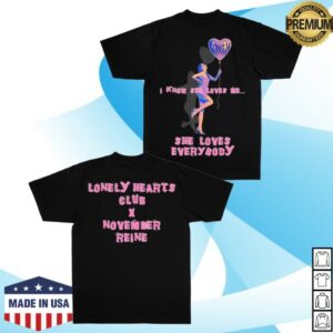 kenny Lonely Hearts Club Merch Lhc X Lonely Hearts Club She Loves Everybody Premium T Shirt0