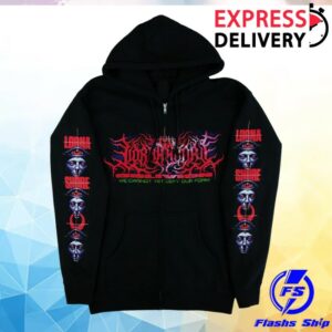 kenny Lorna Shore Merch Store Lorna Shore Space Zip Hooded Sweatshirts