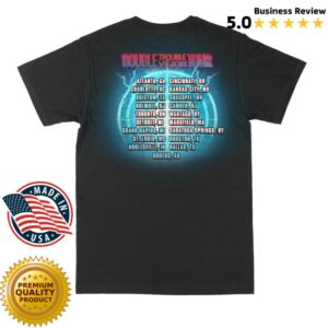 kenny Lynyrd Skynyrd Merch Store Double Trouble Double Vision Tour Shirt