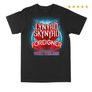 kenny Lynyrd Skynyrd Merch Store Double Trouble Double Vision Tour Shirts
