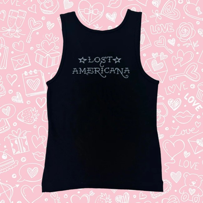 kenny Machine Gun Kelly Merch Store Lost Cards Rib Tank kenny Machine Gun Kelly Merch Store Lost Cards Rib Tank