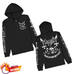 kenny Mayhem Merch Omega Skull Zip Up Hoodie Black1