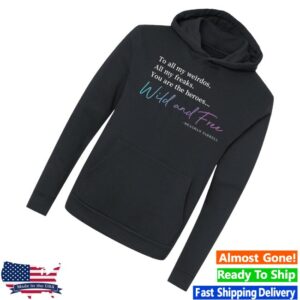 kenny Meaghan Farrell Merch Wild And Free Unisex Fleece Hoodie1
