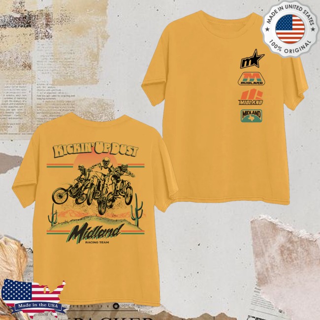 kenny Midland Merch Kickin Up Dust Gold Tee1 kenny Midland Merch Kickin Up Dust Gold Tee1