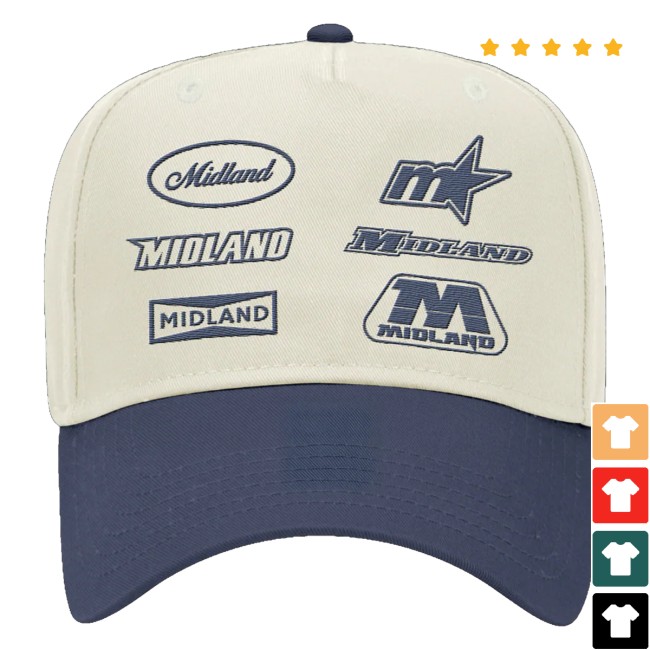 kenny Midland Merch Midland Racing Logo Hat kenny Midland Merch Midland Racing Logo Hat