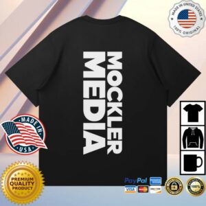 kenny Mockler Media Merch Vertical Logo Shirt Black kenny Mockler Media Merch Vertical Logo Shirt Black