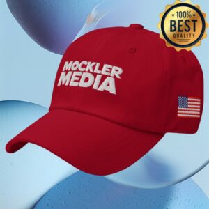 kenny Mockler Media Merch Winter Dad Hat Bright Red1 kenny Mockler Media Merch Winter Dad Hat Bright Red1