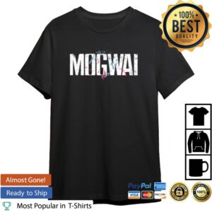 kenny Mogwai Merch The Bad Fire Black Logo Feb 2025 Eu Uk Tour Shirt