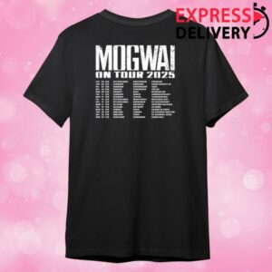 kenny Mogwai Merch The Bad Fire Black Logo Feb 2025 Eu Uk Tour Shirt1