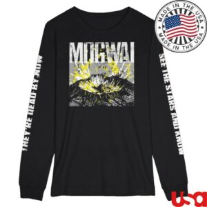 kenny Mogwai Merch The Bad Fire Black Longsleeve kenny Mogwai Merch The Bad Fire Black Longsleeve