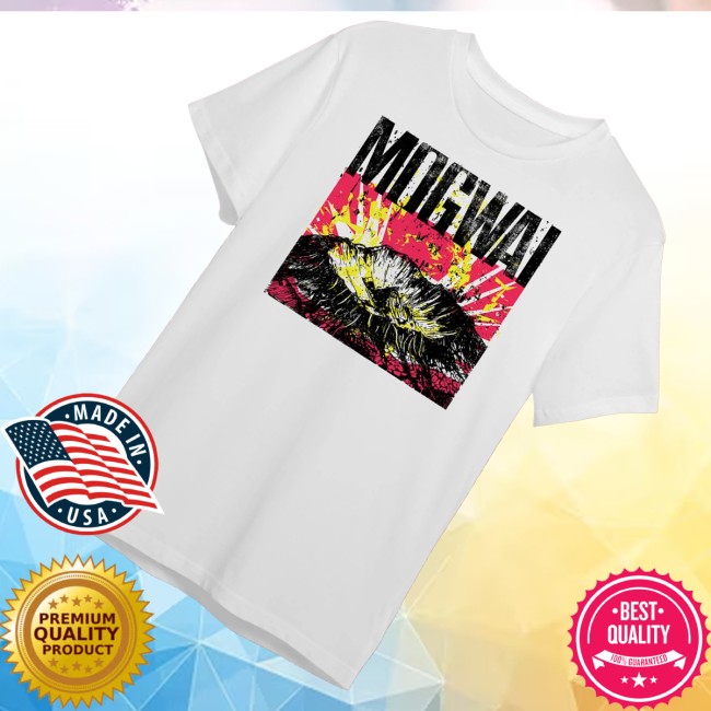 kenny Mogwai Merch The Bad Fire White Cover Artwork Shirt0 kenny Mogwai Merch The Bad Fire White Cover Artwork Shirt0