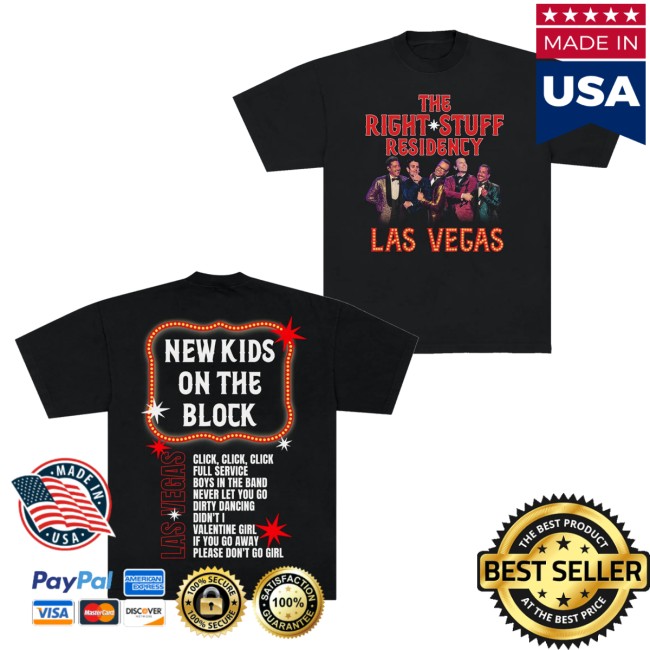 kenny New Kids On The Block Store The Right Stuff Residency Tee1 kenny New Kids On The Block Store The Right Stuff Residency Tee1