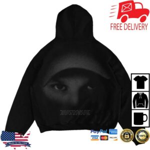 kenny Nf Real Music Merch Premium Heavyweight Black Image Hoodie1
