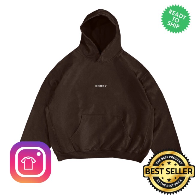 kenny Nf Real Music Merch Store Brown Sorry Hoodies kenny Nf Real Music Merch Store Brown Sorry Hoodies