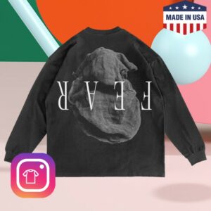 kenny Nf Real Music Merch Vintage Black Fear Long Sleeve Shirt0