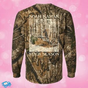kenny Noah Kahan Merch Store Stick Season Camo Longsleeve