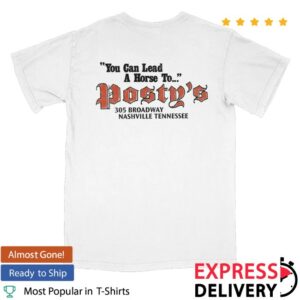 kenny Post Malone Merch Store Lead A Horse To Postys Shirt