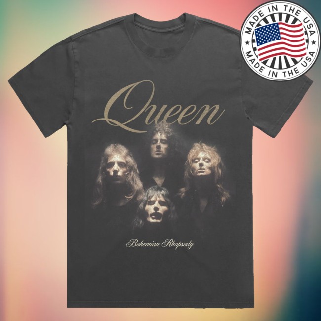 kenny Queen Merch Bohemian Rhapsody Faded Black Shirt kenny Queen Merch Bohemian Rhapsody Faded Black Shirt