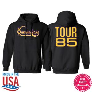 kenny Queensryche Merch 1985 Tour Retro Ep Hoodie
