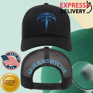 kenny Queensryche Merch 3D Triryche Trucker Hat0 kenny Queensryche Merch 3D Triryche Trucker Hat0