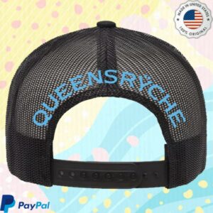 kenny Queensryche Merch 3D Triryche Trucker Hat1 kenny Queensryche Merch 3D Triryche Trucker Hat1