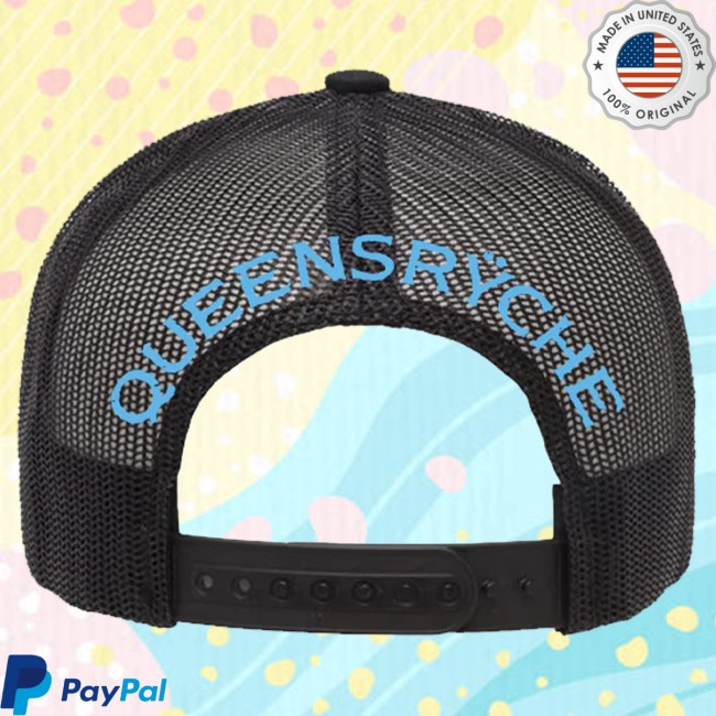 kenny Queensryche Merch 3D Triryche Trucker Hat1 kenny Queensryche Merch 3D Triryche Trucker Hat1