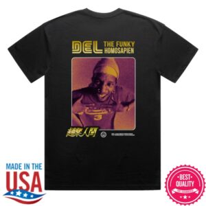 kenny Rhymesayers Merch Store Del Kanji Shirt Black kenny Rhymesayers Merch Store Del Kanji Shirt Black