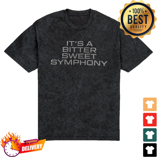 kenny Richard Ashcroft Merch Bittersweet Symphony Washed Tee kenny Richard Ashcroft Merch Bittersweet Symphony Washed Tee