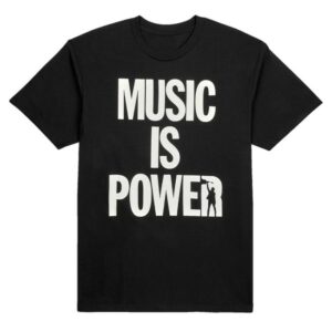 kenny Richard Ashcroft Merch Music Is Power Tee