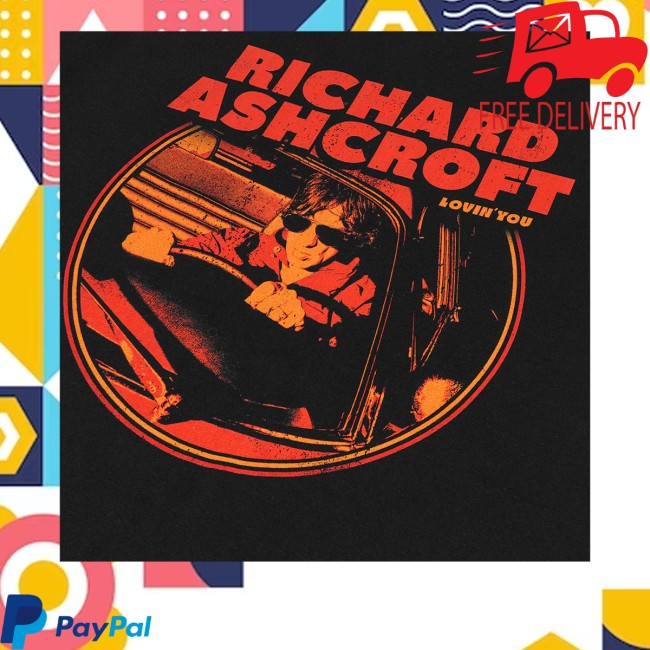 kenny Richard Ashcroft Merch Store Richard Ashcroft Lovin' You Black Tees kenny Richard Ashcroft Merch Store Richard Ashcroft Lovin' You Black Tees