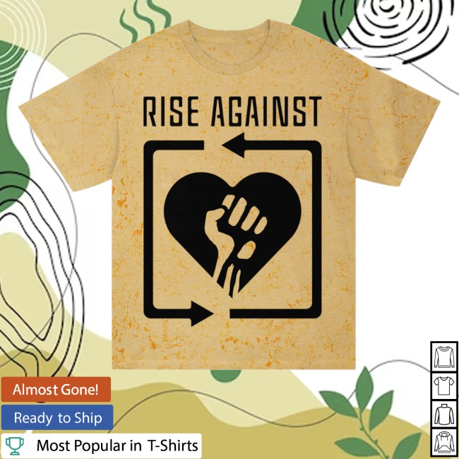 kenny Rise Against Merch Store Heart Fist Logo Shirt kenny Rise Against Merch Store Heart Fist Logo Shirt