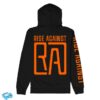 kenny Rise Against Merch Store Square Heartfist Ra Logo Zip Up Hoodies