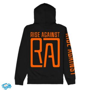 kenny Rise Against Merch Store Square Heartfist Ra Logo Zip Up Hoodies